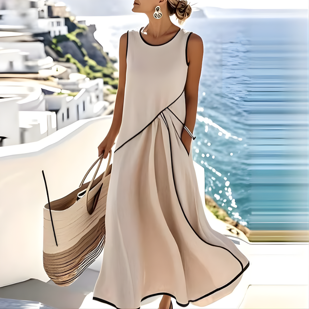 SAIGE | Striped Summer Dress