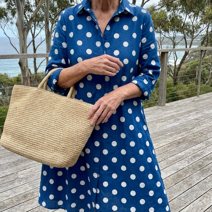 LYRA | Timeless Polka Dot Midi Dress